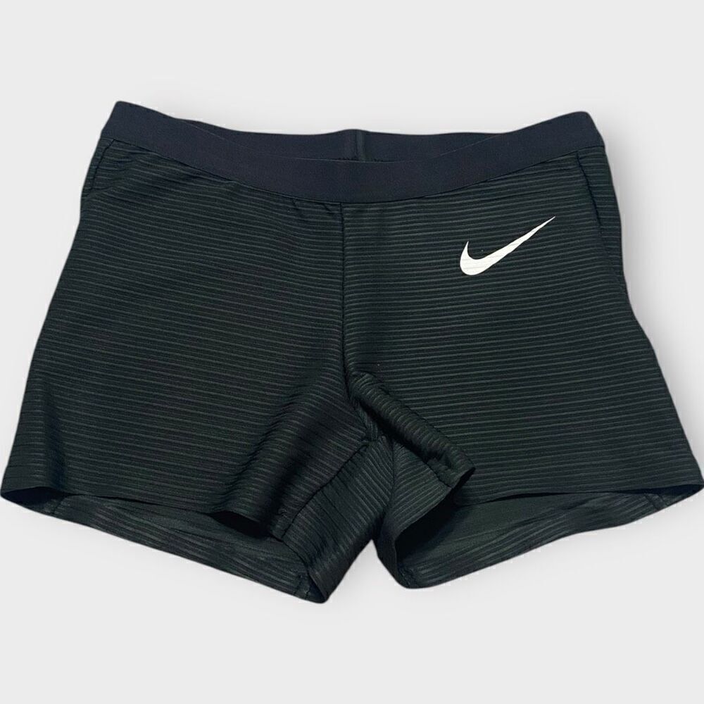 Nike Pro Elite Track & Field Black Running Shorts Womens size Small DX9022-000